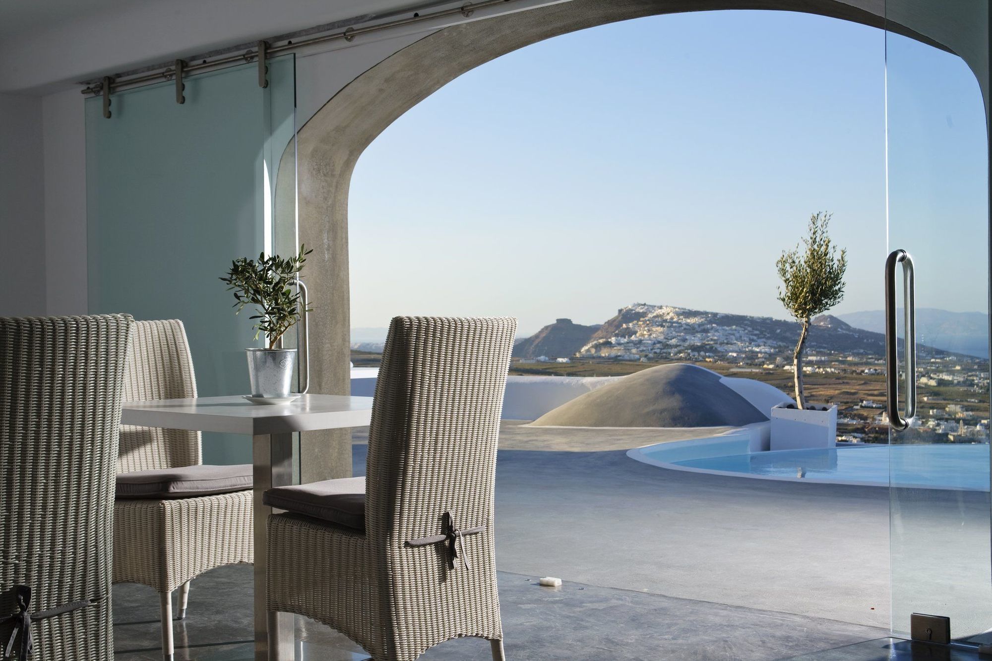 Carpe Diem Santorini Pyrgos Kallistis ร้านอาหาร รูปภาพ